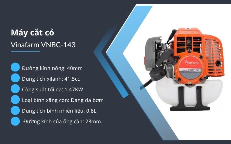Máy cắt cỏ Vinafarm VNBC-143