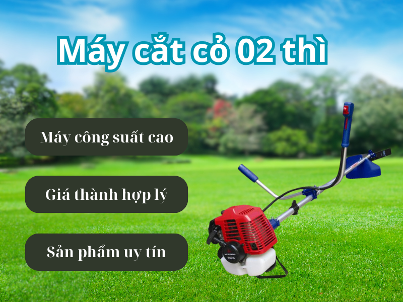 Máy cắt cỏ hai thì