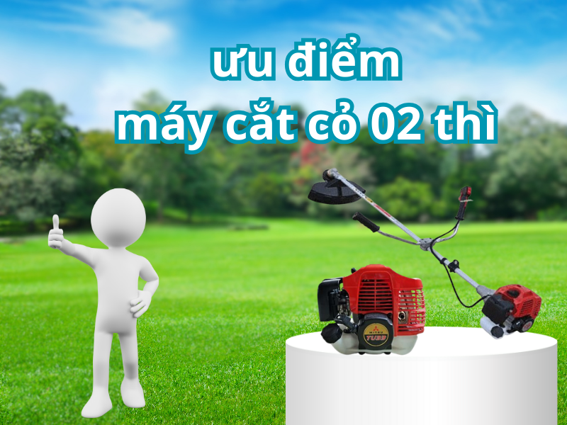 Máy cắt cỏ hai thì