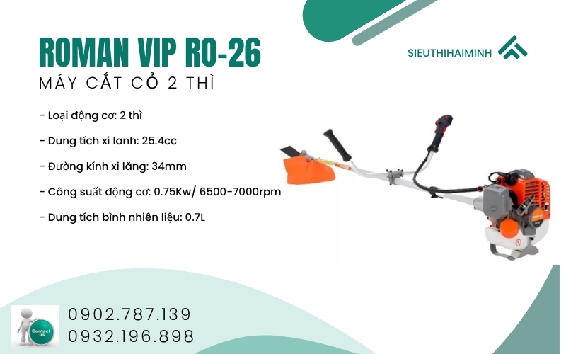 Máy làm cỏ 2 thì RO-26
