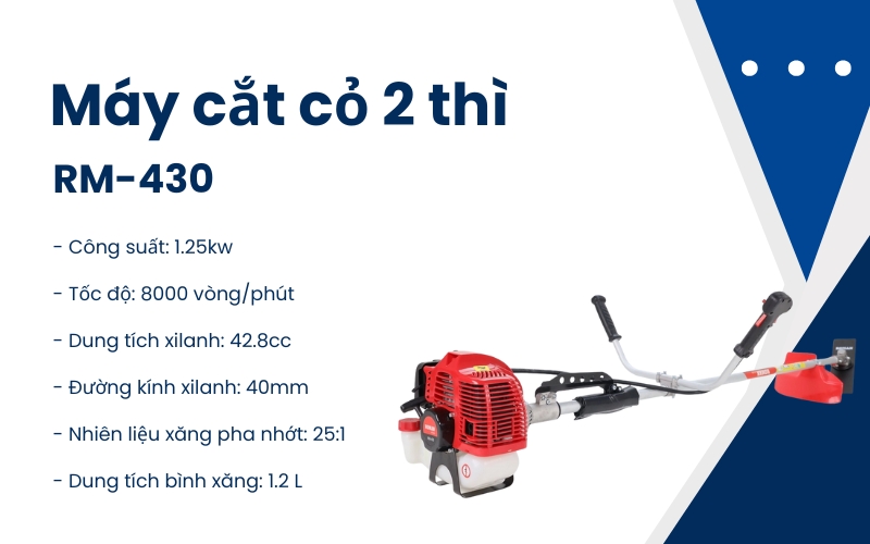Cắt cỏ Roman RM-430
