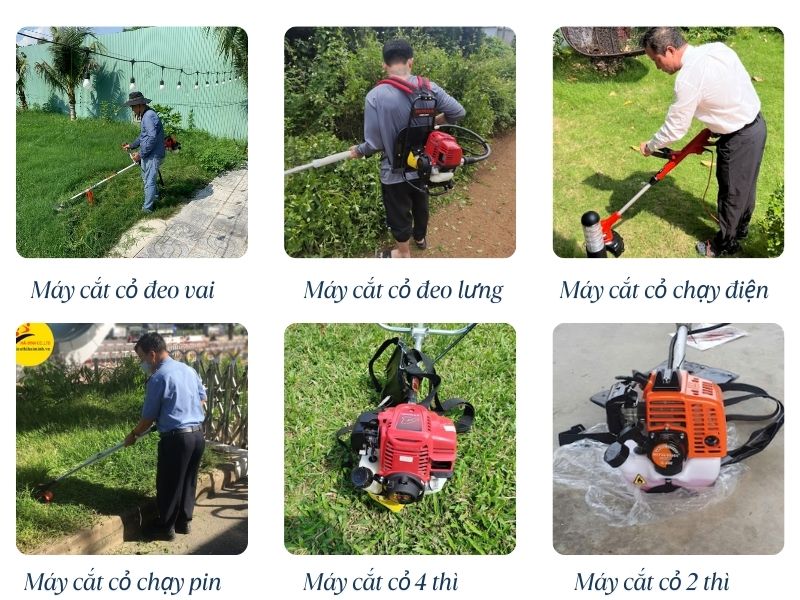 Phân loại các dòng máy cắt cỏ chính hiện nay