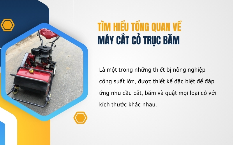 Tìm hiểu tổng quan về máy cắt cỏ trục băm