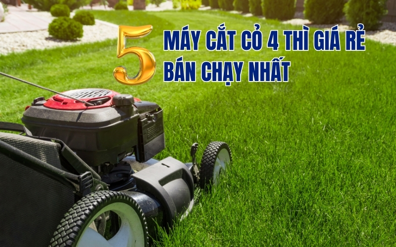 Top 5 máy cắt cỏ 4 thì giá rẻ bán chạy nhất