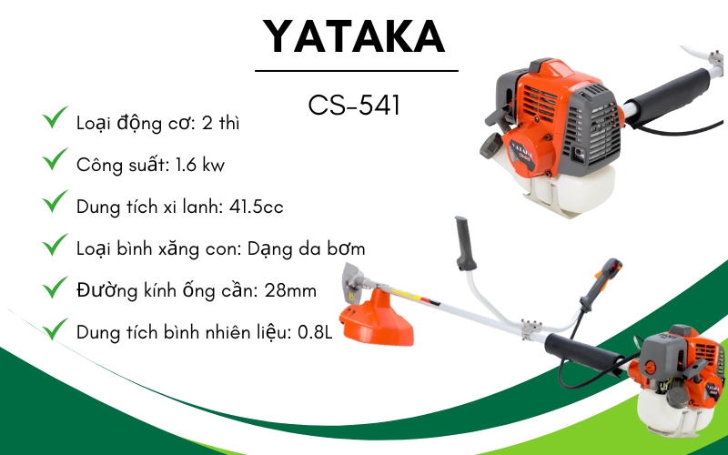 Máy làm cỏ Yataka CS-541 chính hãng