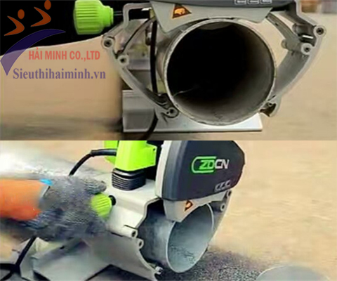 ứng dụng Máy cắt ống nhựa ZD400
