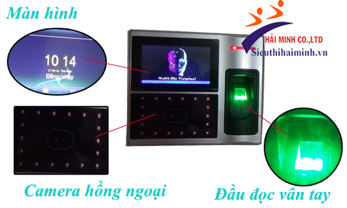 Máy chấm công khuôn mặt chính hãng tại Hải Minh