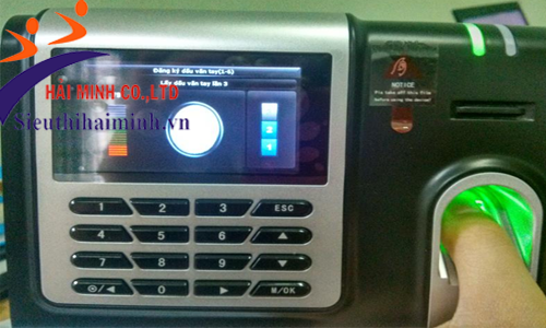 máy chấm công vân tay hiện đại