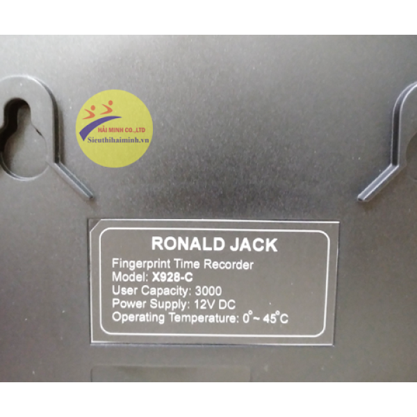 Photo - Máy chấm công Ronald Jack X928-C