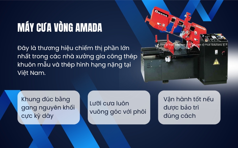 Máy cưa vòng Amada  