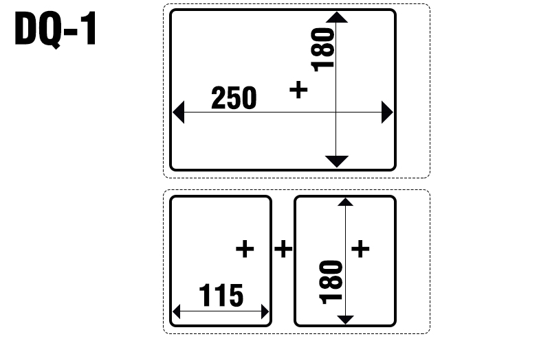 Kích thước khay máy dán miệng khay Yamafuji DQ-1