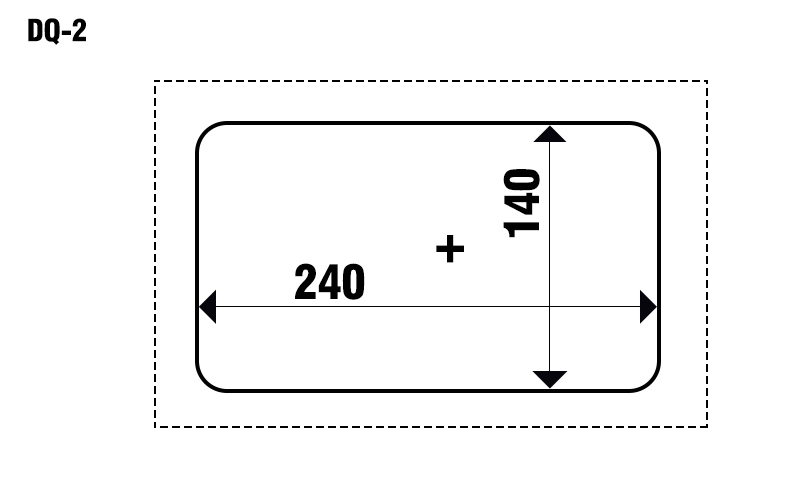 Kích thước khay máy dán miệng khay Yamafuji DQ-2