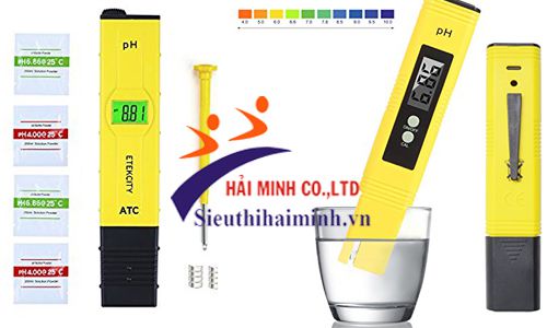 Máy đo pH nước sử dụng đơn giản