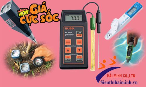 Mua máy đo pH giá rẻ tại Siêu thị Hải Minh
