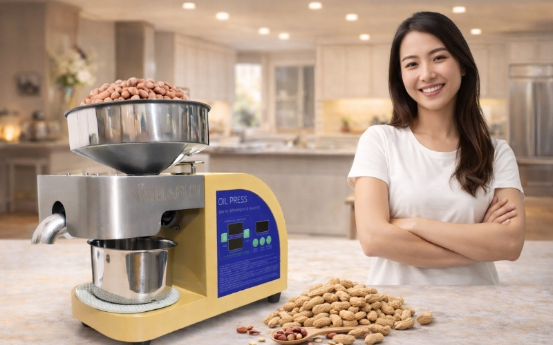 Chất lượng vật liệu bên ngoài máy ép dầu