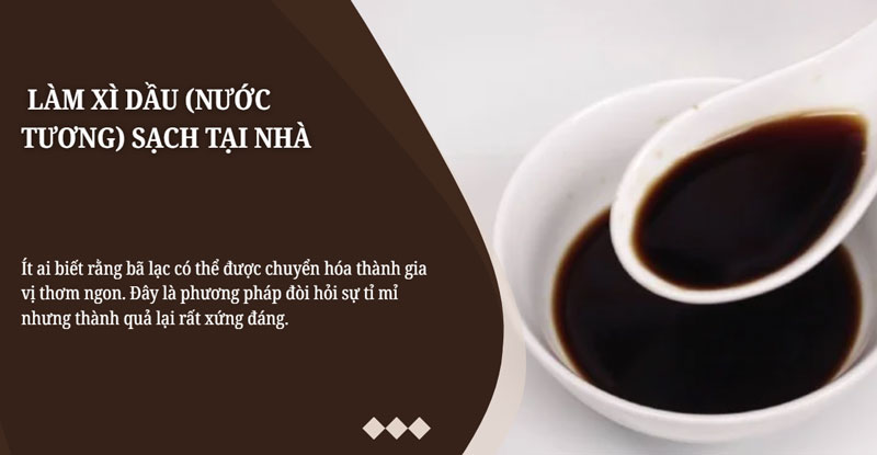 Làm xì dầu (nước tương) sạch tại nhà