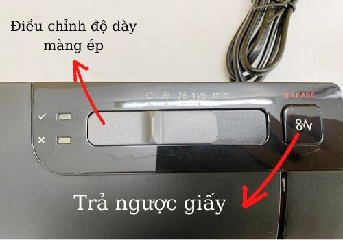 phím chức năng máy ép Plastic GBC FUSION 1100L A3