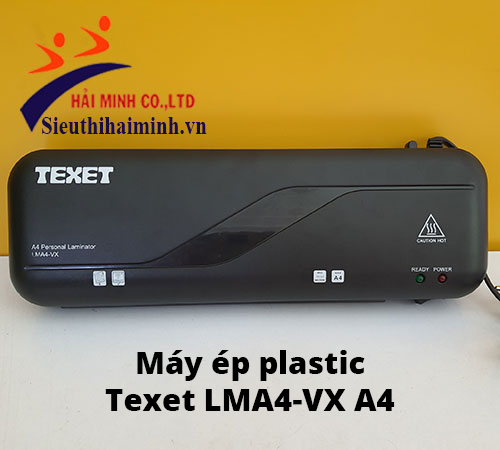 Máy ép plastic Texet LMA4-VX A4