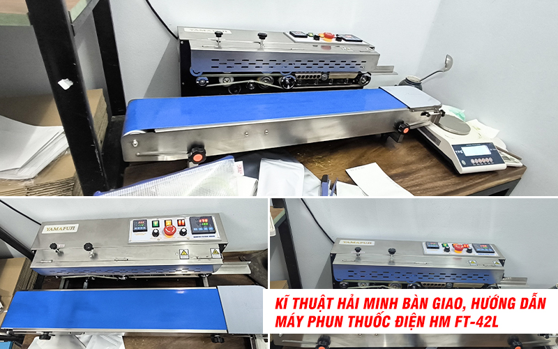 Máy hàn miệng túi liên tục Yamafuji FRD-1000W