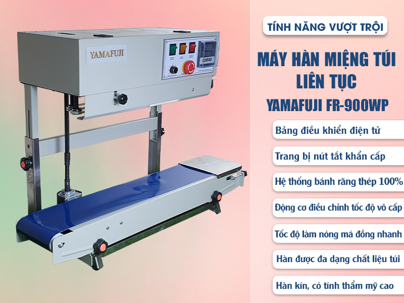Tính năng vượt trội của máy hàn túi FR-900WP
