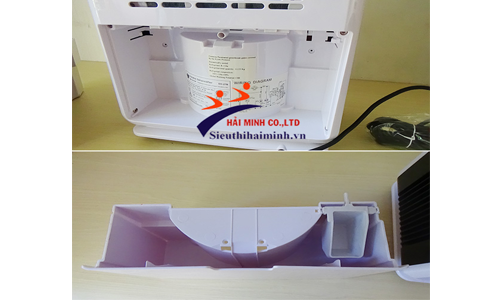 phần gần thùng chứa nước MÁY HÚT ẨM EDISON ED-27B