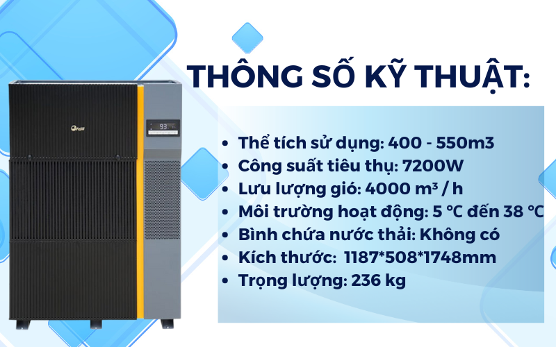 Máy hút ẩm công nghiệp FujiE HM-6360EN