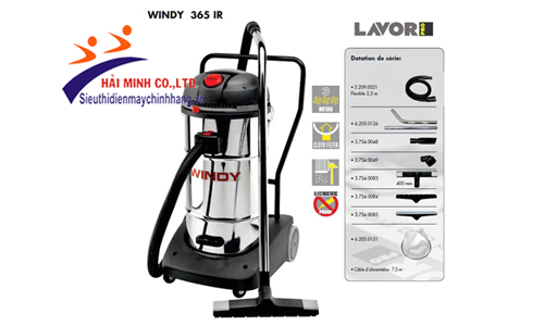 Máy hút bụi công nghiệp Lavor WINDY 365 IR chính hãng