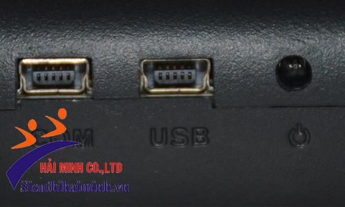 Máy in hóa đơn cầm tay Super Printer 5802LD có cổng USB kết nối với máy tính