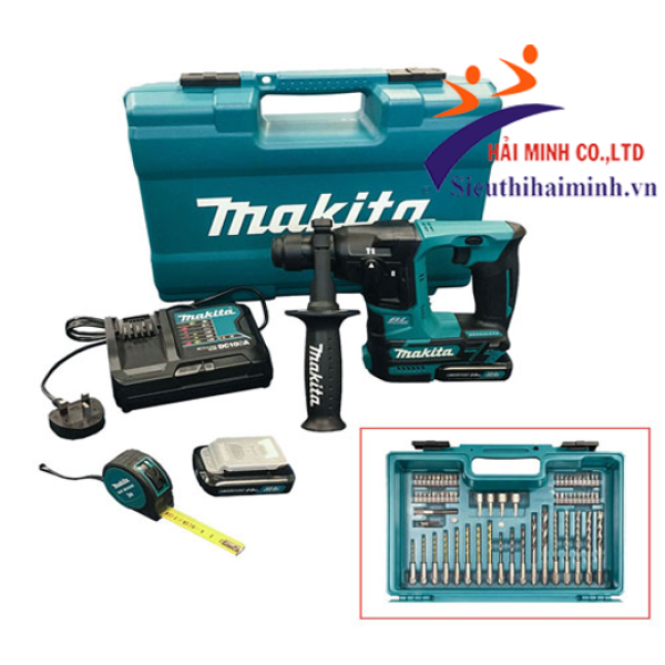 Photo - Máy khoan bê tông chạy pin Makita HR166DSAE1 (12V)