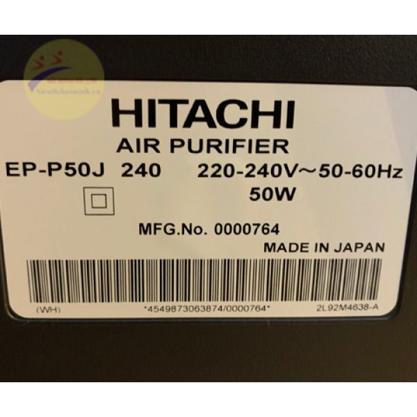 Photo - Máy lọc không khí và tạo ẩm HITACHI EP-P50J