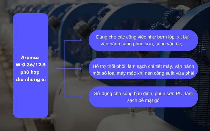 Aramco W-0.36/12.5 phù hợp cho những ai