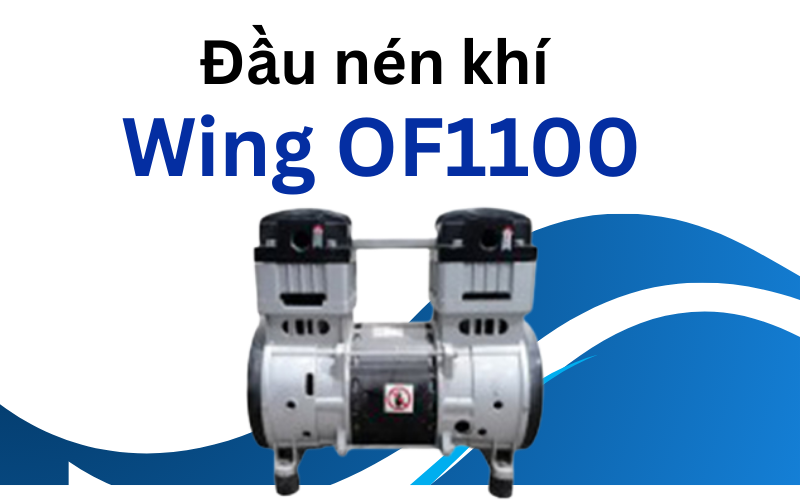 Đầu nén khí không dầu giảm âm Wing OF1100
