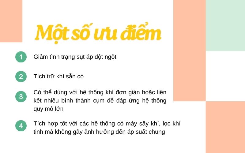 Một số ưu điểm nổi của bình tích khí 600L