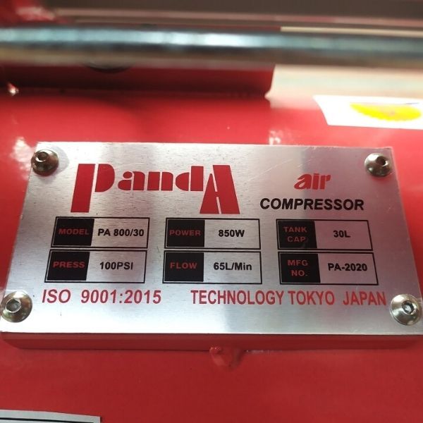 Photo - Máy nén khí không dầu siêu êm Panda PA 800/30