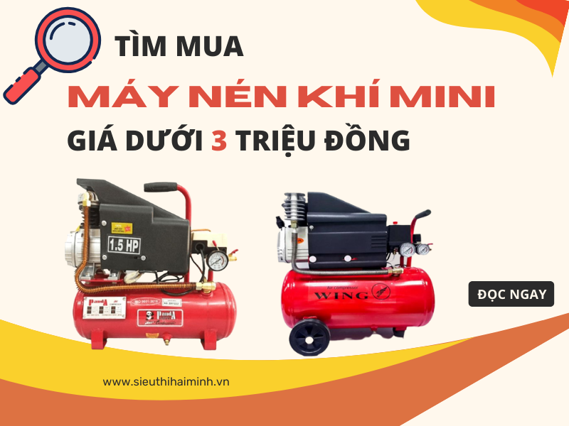 Tìm Mua Máy Nén Khí Mini Giá Dưới 3 Triệu Đồng