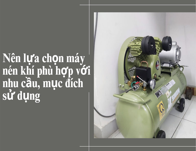 Cách chọn máy nén khí tốt nhất? Có nên mua máy nén khí cũ?