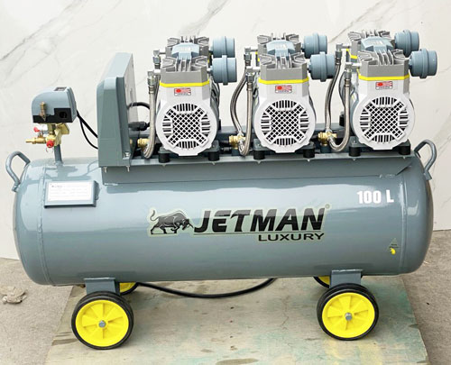 Máy nén khí không dầu Jetman NKF-1600*3T100