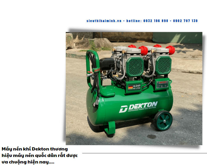 Máy nén khí Dekton top 5 mẫu mới về giá SỐC