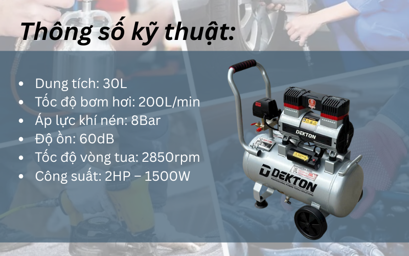 Máy nén khí hợp kim nhôm DK-AC3930 ProMax