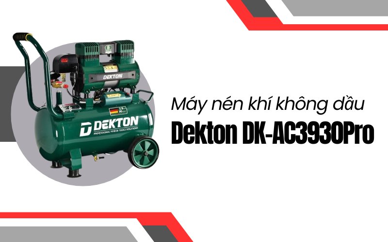 Máy nén khí không dầu DK-AC3930pro