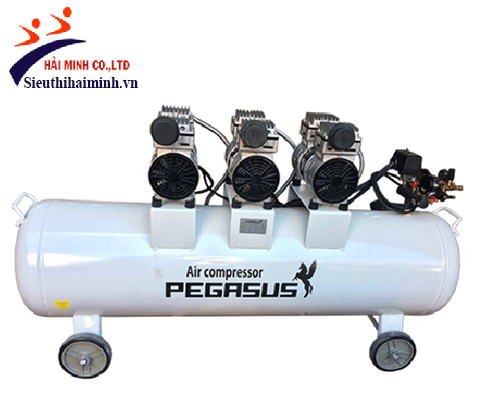 Máy nén khí không dầu giảm âm Pegasus TM-OF750x3 - 180L