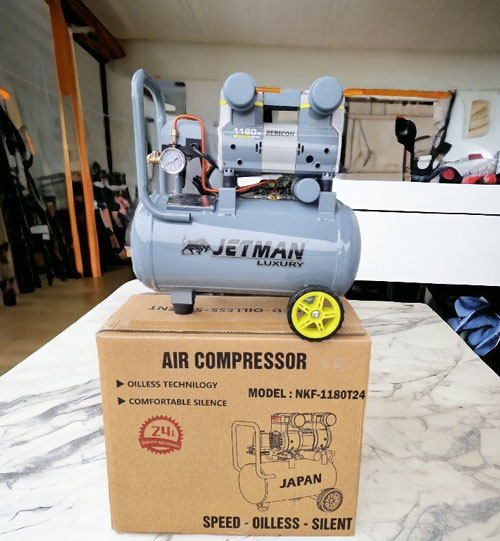 Máy nén khí không dầu Jetman NKF-1180*T24