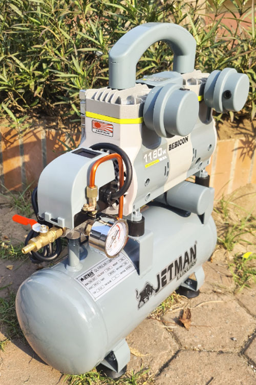 Máy nén khí không dầu Jetman NKF-1180T9 (lên hơi nhanh)
