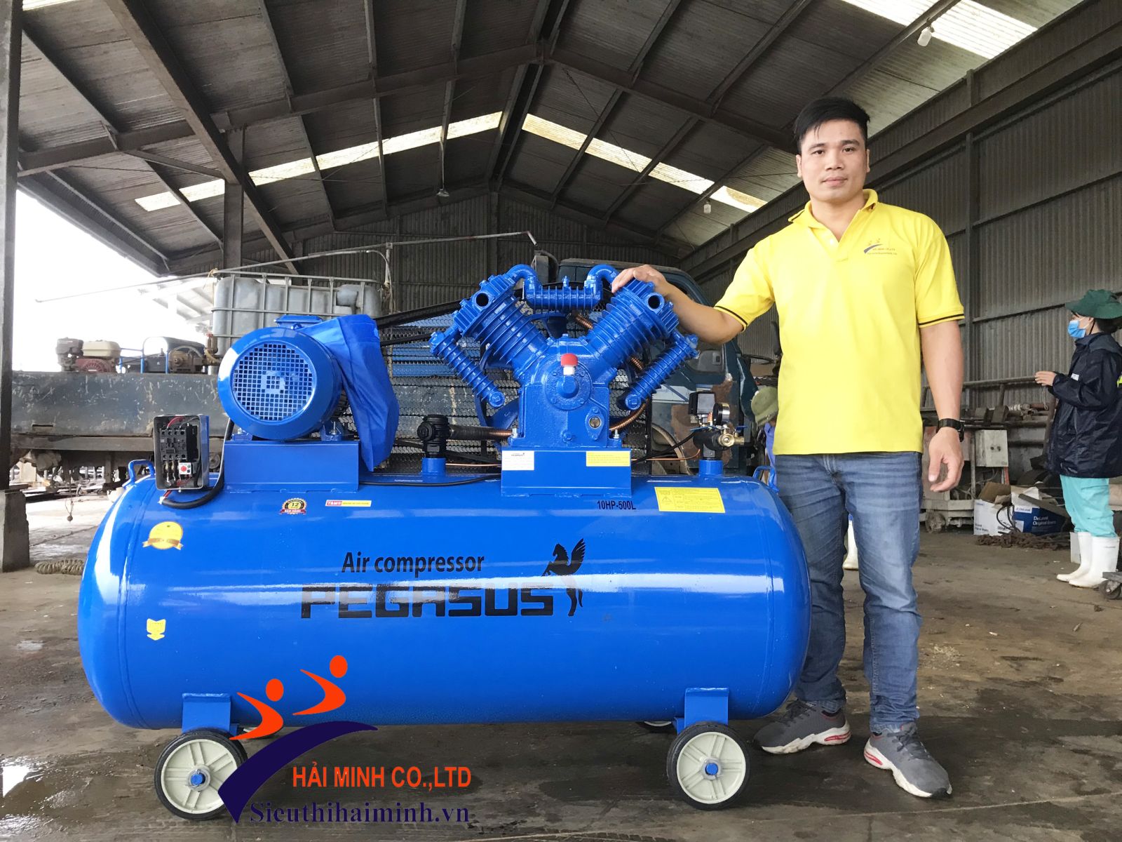 Máy nén khí giá tốt chất lượng cao tại Hải Minh