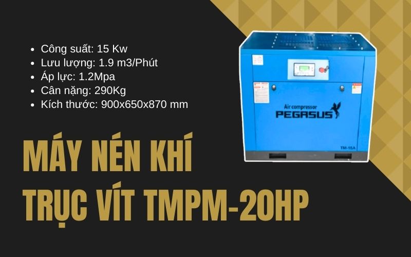 máy nén khí  trục vít TMPM-20HP