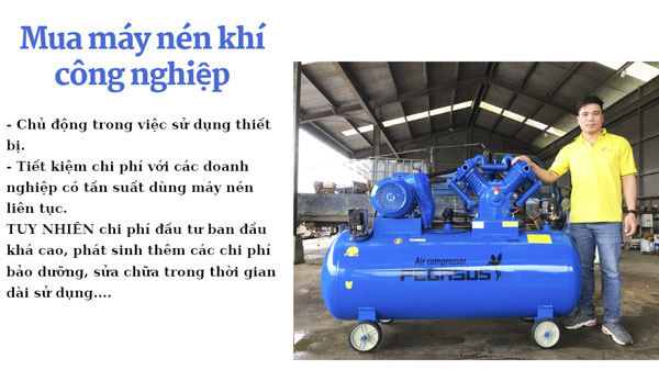 Ưu và nhược điểm của việc mua máy nén khí