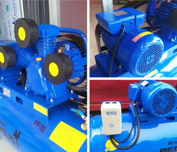 Máy nén khí dây đai Pegasus TM-W-0.36/8-180L (220V)