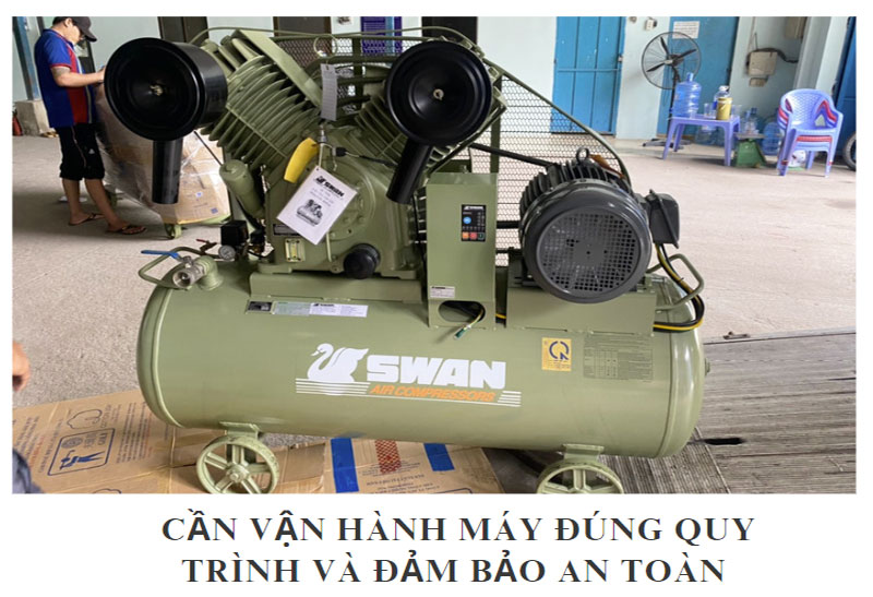 Vận hành máy nén khí đảm bảo đúng quy trình