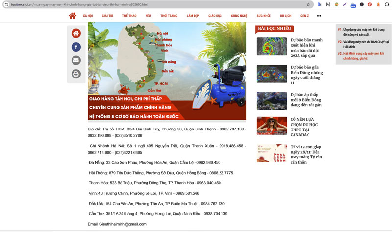 Hải Minh - Đại lý phân phối máy nén khí uy tín số 1 tại Việt Nam