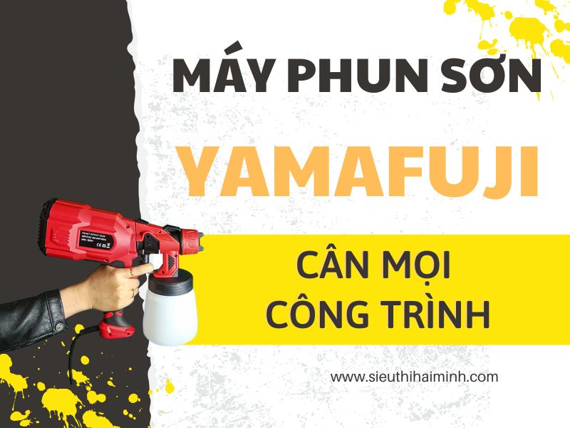 Máy phun sơn cân mọi công trình